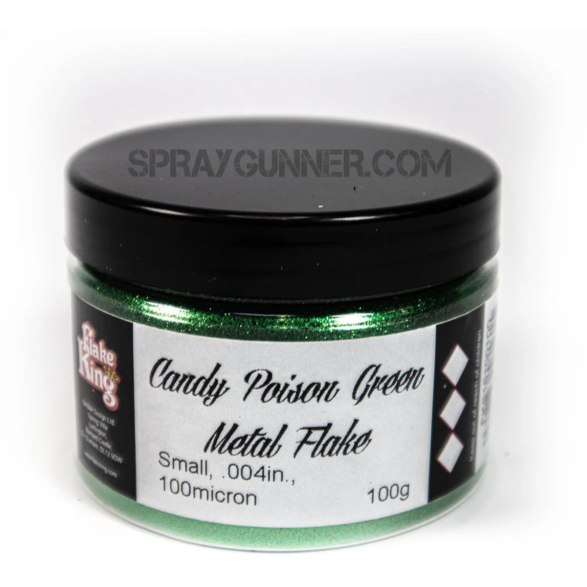 Flake King: Candy Poison Green Metal Flake