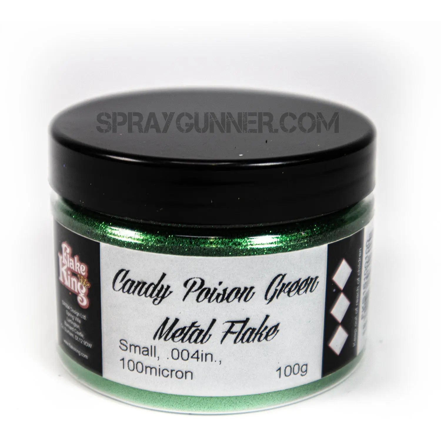 Flake King: Candy Poison Green Metal Flake Flake King