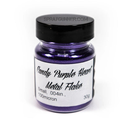 Flake King: Candy Purple Heart Metal Flake