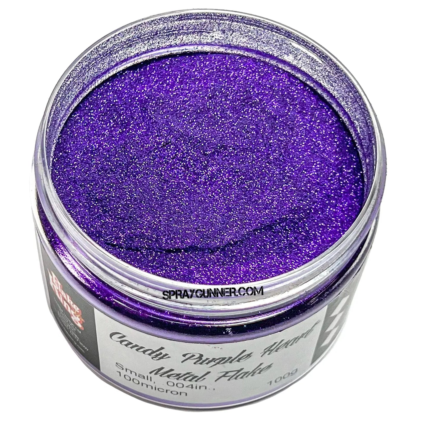 Flake King: Candy Purple Heart Metal Flake