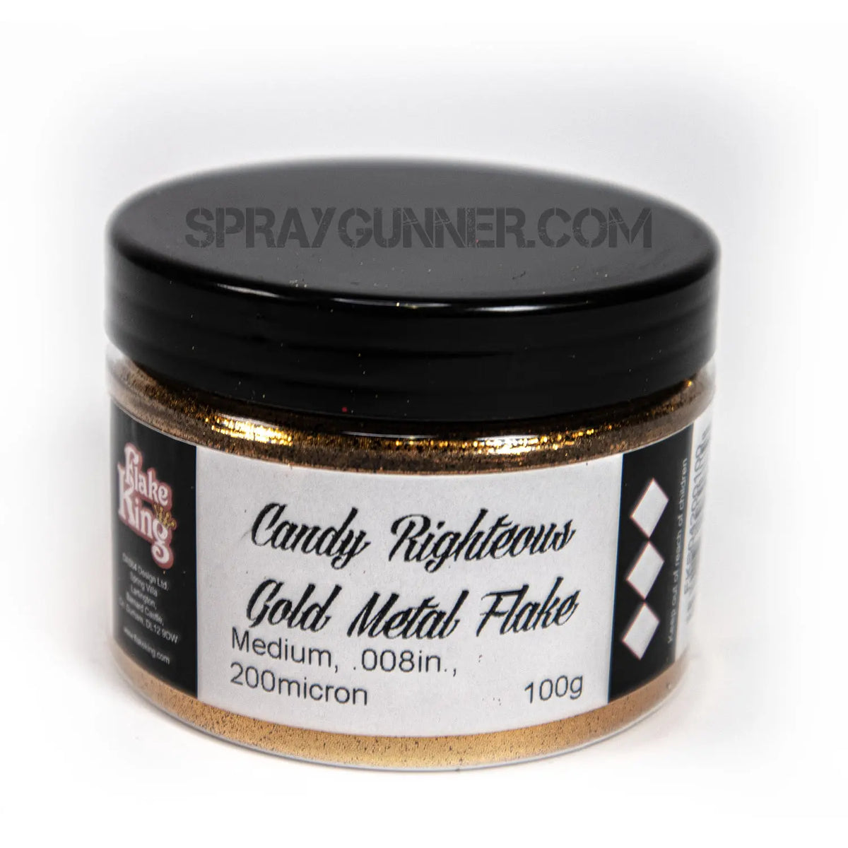 Flake King: Candy Righteous Gold Metal Flake
