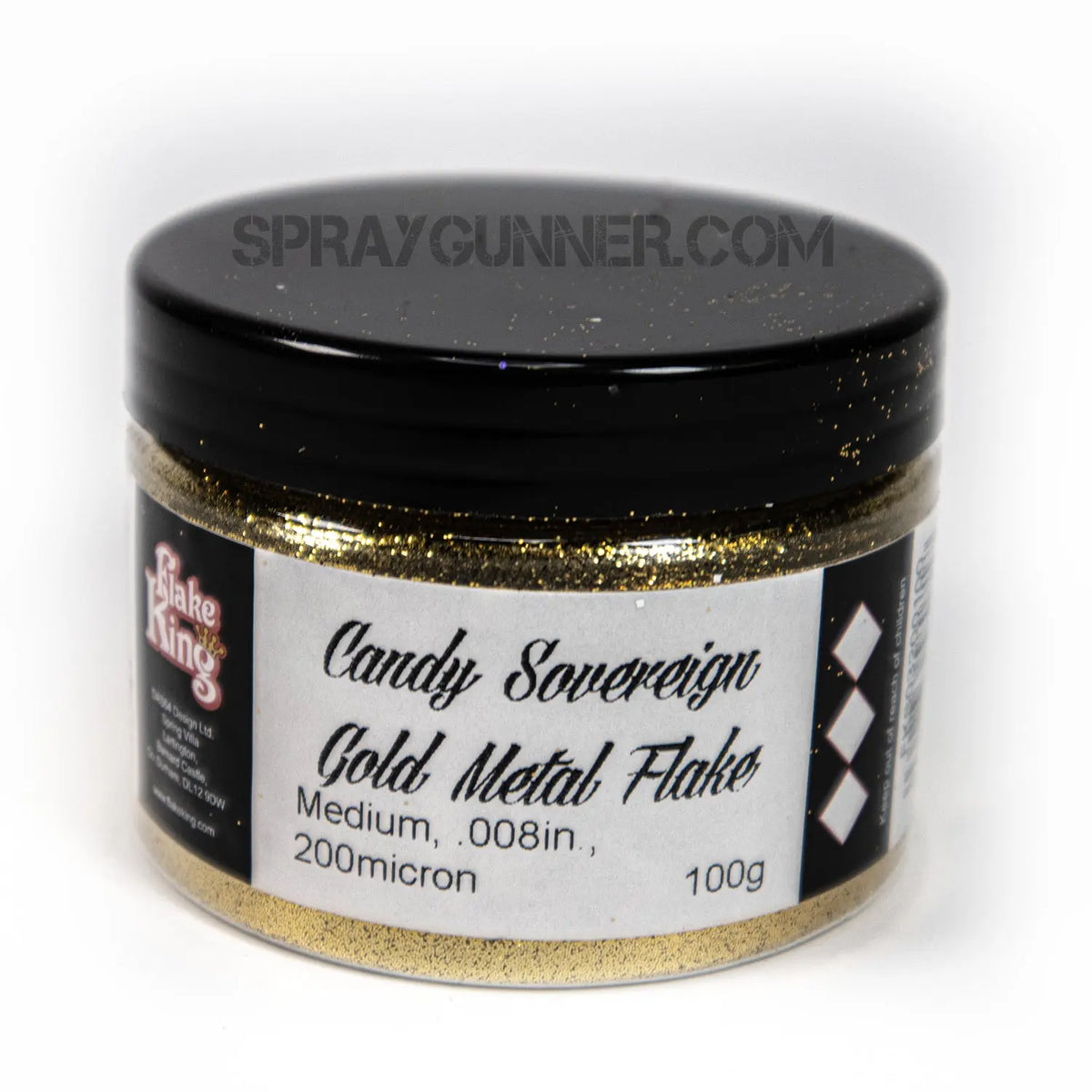 Flake King: Candy Sovereign Gold Metal Flake