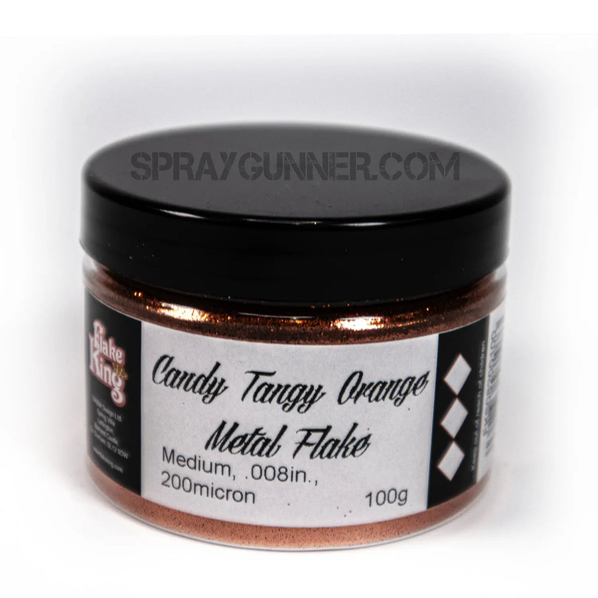 Flake King: Candy Tangy Orange Metal Flake