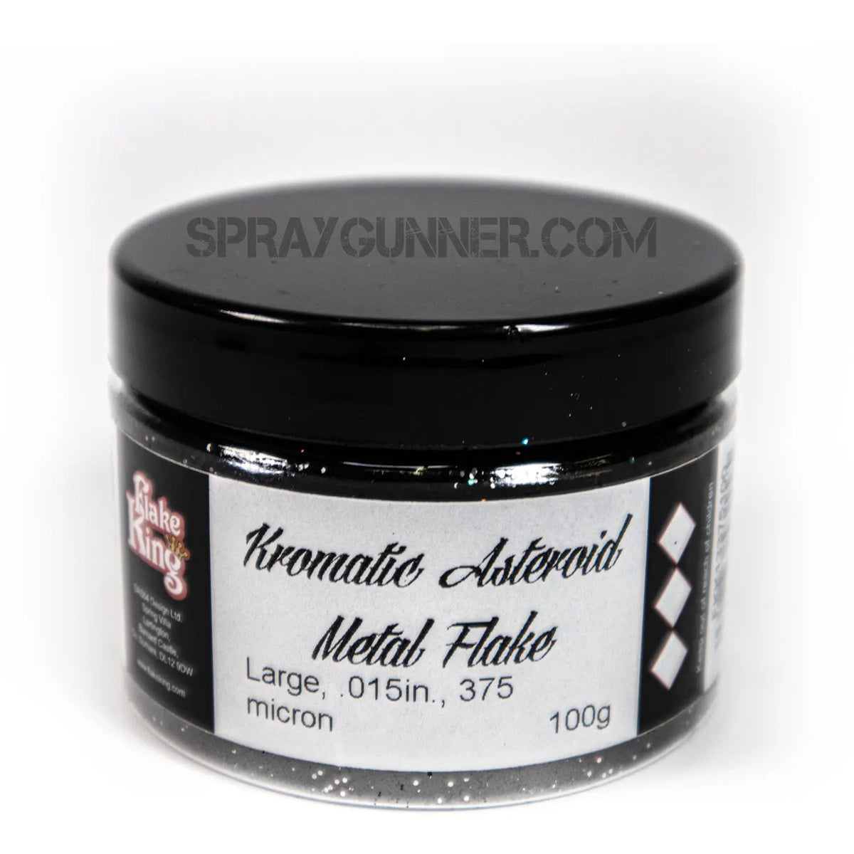 Flake King: Kromatic Black Asteroid Metal Flake