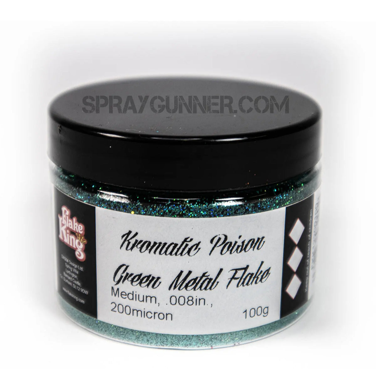 Flake King: Kromatic Poison Green Metal Flake