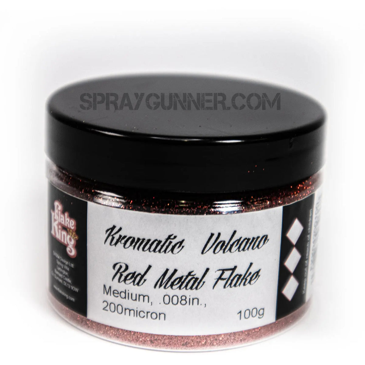 Flake King: Kromatic Volcano Red Metal Flake