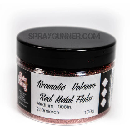 Flake King: Kromatic Volcano Red Metal Flake