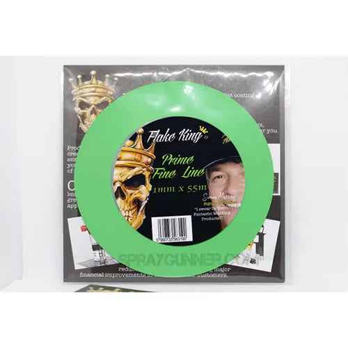 Flake King: Prime Green Fine Line Tape