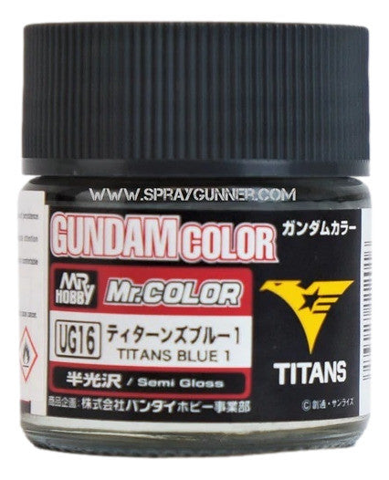 GSI Creos Gundam Color Model Paint: Titans Blue 1 (UG16)