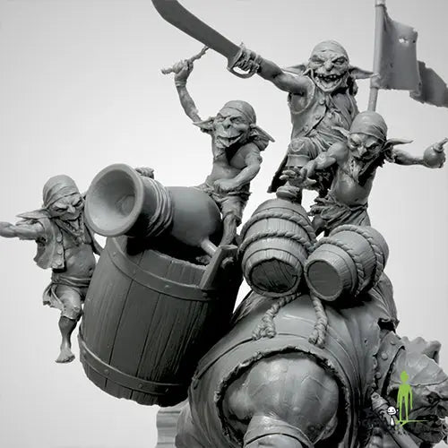 Grommargh the Big Bomba 75 mm [Black Sailors: Pirates of the Storm Coast Series] Big Child Creatives