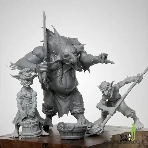 Gugh Jin the Troll Cleaner 75 mm [Black Sailors: Pirates of the Storm Coast Series] Big Child Creatives