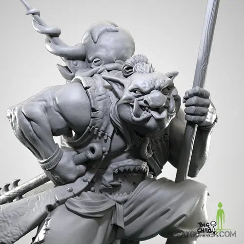 Gurkhan the fearless Hunter 75 mm [Black Sailors: Pirates of the Storm Coast Series] Big Child Creatives