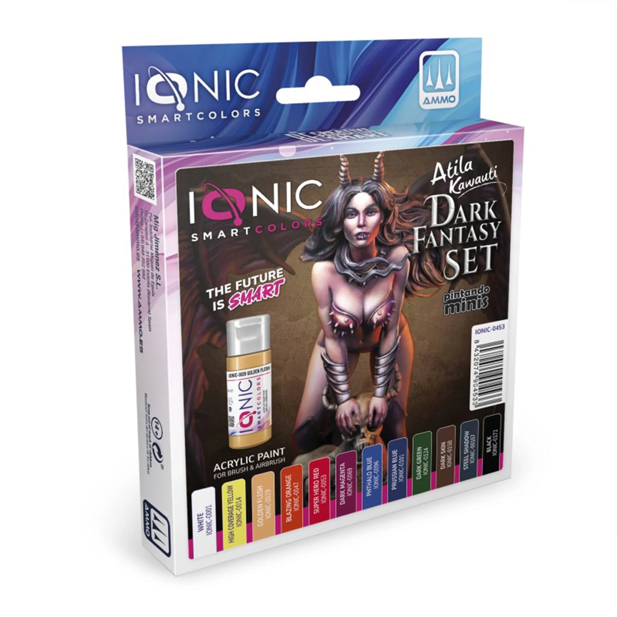 IONIC Dark Fantasy Set – 12 Essential Colors for figures