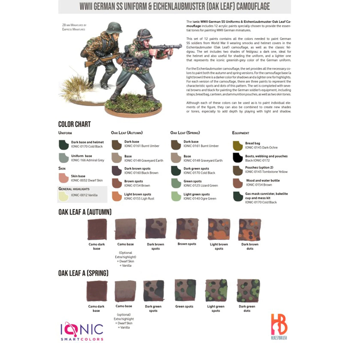 IONIC Waffen SS Uniforms & Eichenlaubmuster (Oak Leaf) Camouflage Set