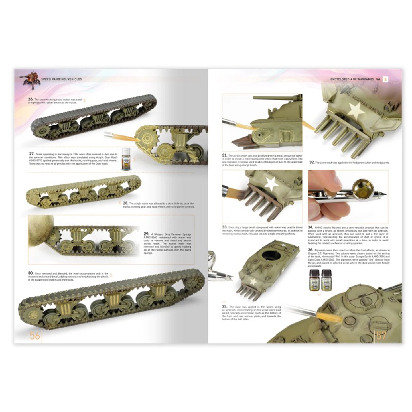 AMMO by MIG Publications ENCYCLOPEDIA of WARGAMES Vol.2: Speed Painting: Vehicles (English)