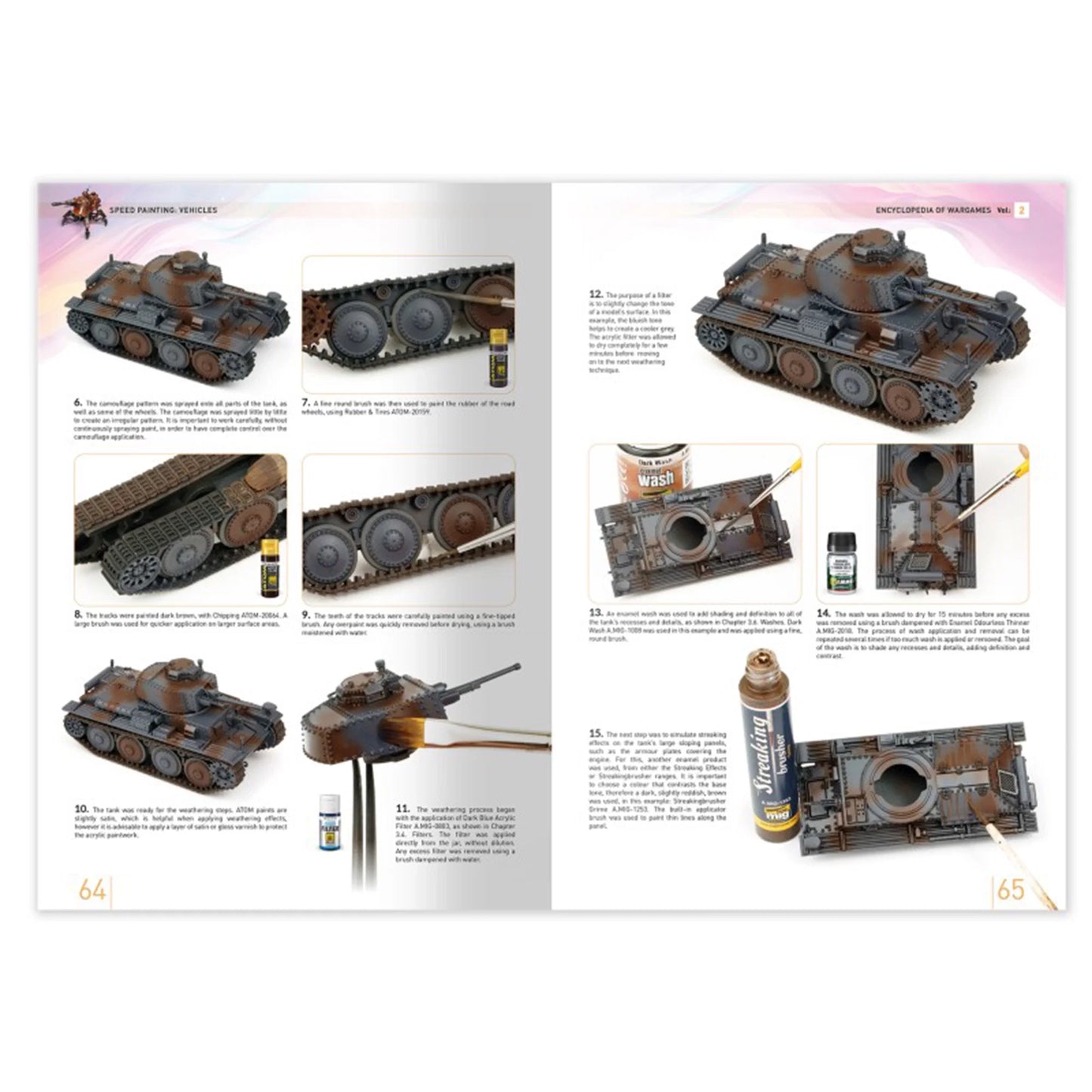 AMMO by MIG Publications ENCYCLOPEDIA of WARGAMES Vol.2: Speed Painting: Vehicles (English)