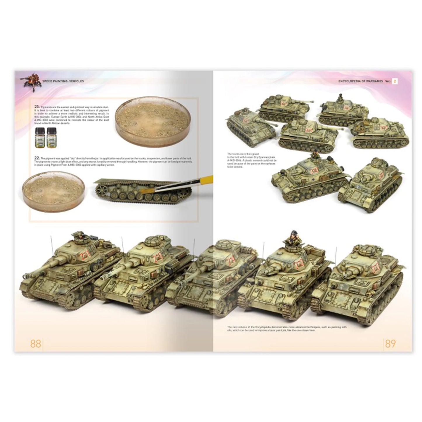 AMMO by MIG Publications ENCYCLOPEDIA of WARGAMES Vol.2: Speed Painting: Vehicles (English)
