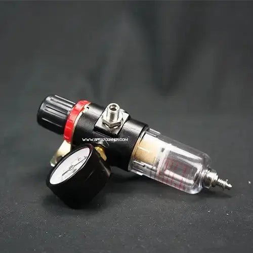 In-Line Low Pressure Air Regulator with Gauge and Moisture Trap Filter by NO-NAME Brand NO-NAME brand