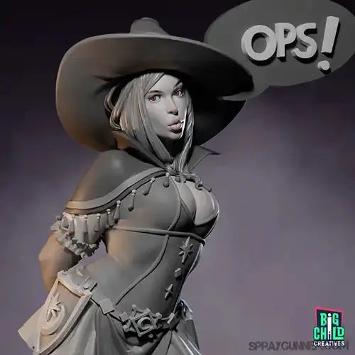 Kat “Apprentice Witch”  [Songs of War Series] 75 mm Big Child Creatives