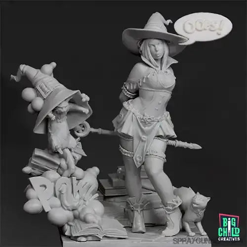 Kat “Apprentice Witch”  [Songs of War Series] 75 mm Big Child Creatives