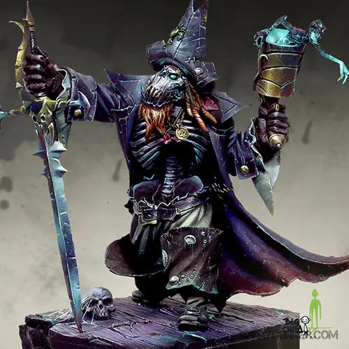 Kpt. Albrork the Fourfold Damned 75 mm [Black Sailors: Pirates of the Storm Coast Series] Big Child Creatives