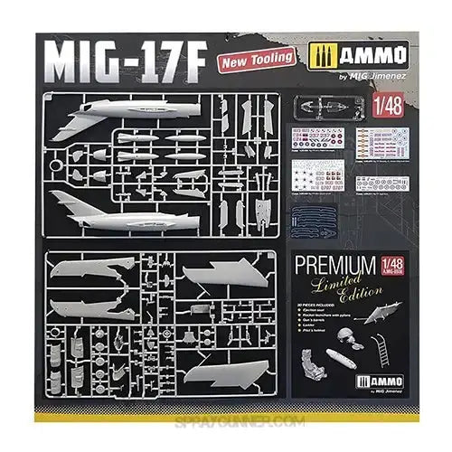 AMMO by MIG 1/48 MIG-17F / LIM-5 U.S.S.R.-G.D.R. (Premium Edition) Model kit AMMO by Mig Jimenez