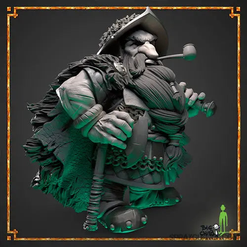 Lieutenant Greyshield 75 mm [Traders of Kobberland Series] Big Child Creatives