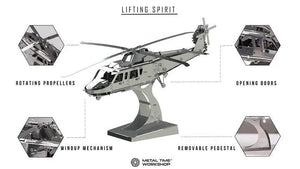 Lifting Spirit Helicopter Metal Model