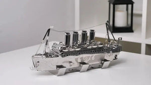 Lost at Sea Ocean Ship Metal Model