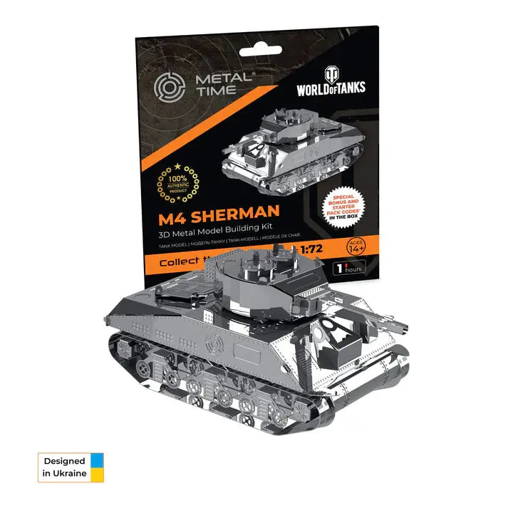 M4 Sherman (World of Tanks) Metal Model Metal Time Workshop