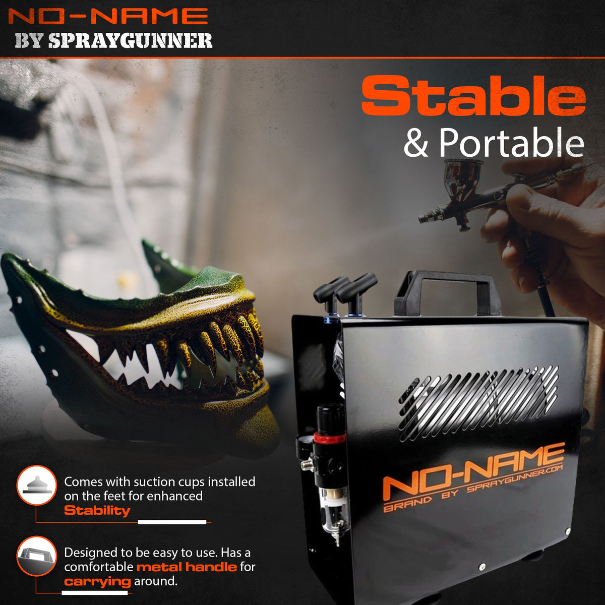 Master Blaster II Airbrush Compressor by NO-NAME Brand