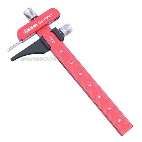 Mini Aluminum Carving Ruler U-Star