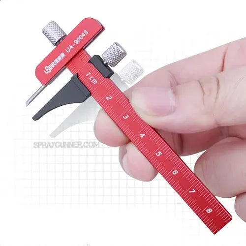 Mini Aluminum Carving Ruler U-Star