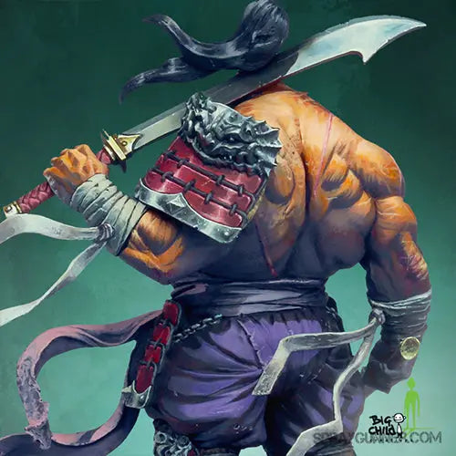 Murkshashi the Samurai 75 mm [Black Sailors: Legends of the Jade Sea Series] Big Child Creatives