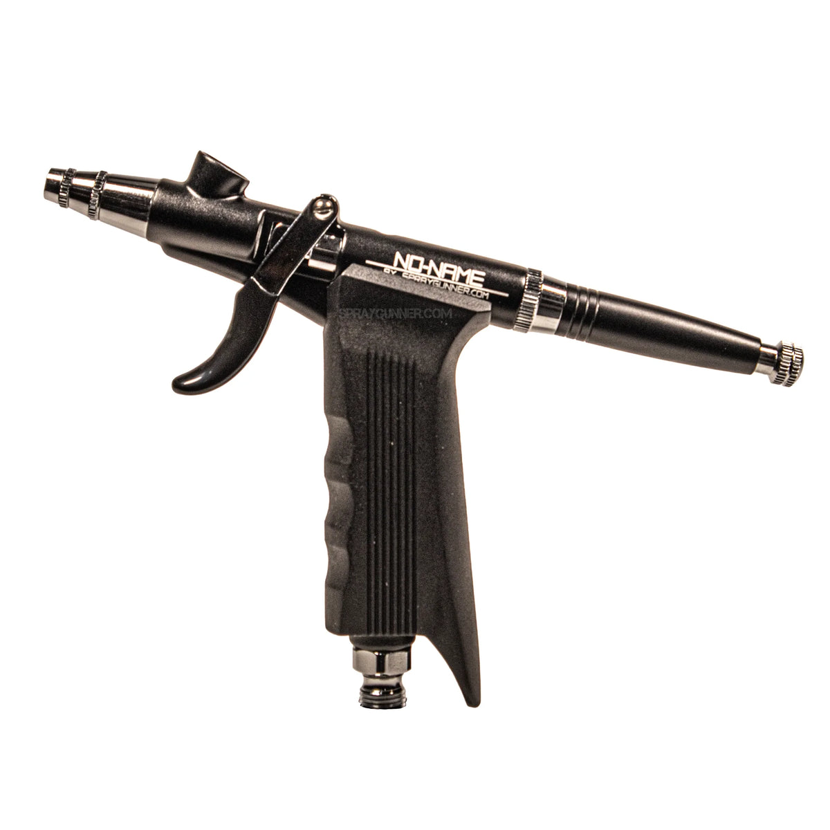 GX13 Pistol Trigger Gravity Feed Airbrush Set with Round and Fan Pattern Caps by NO-NAME Brand
