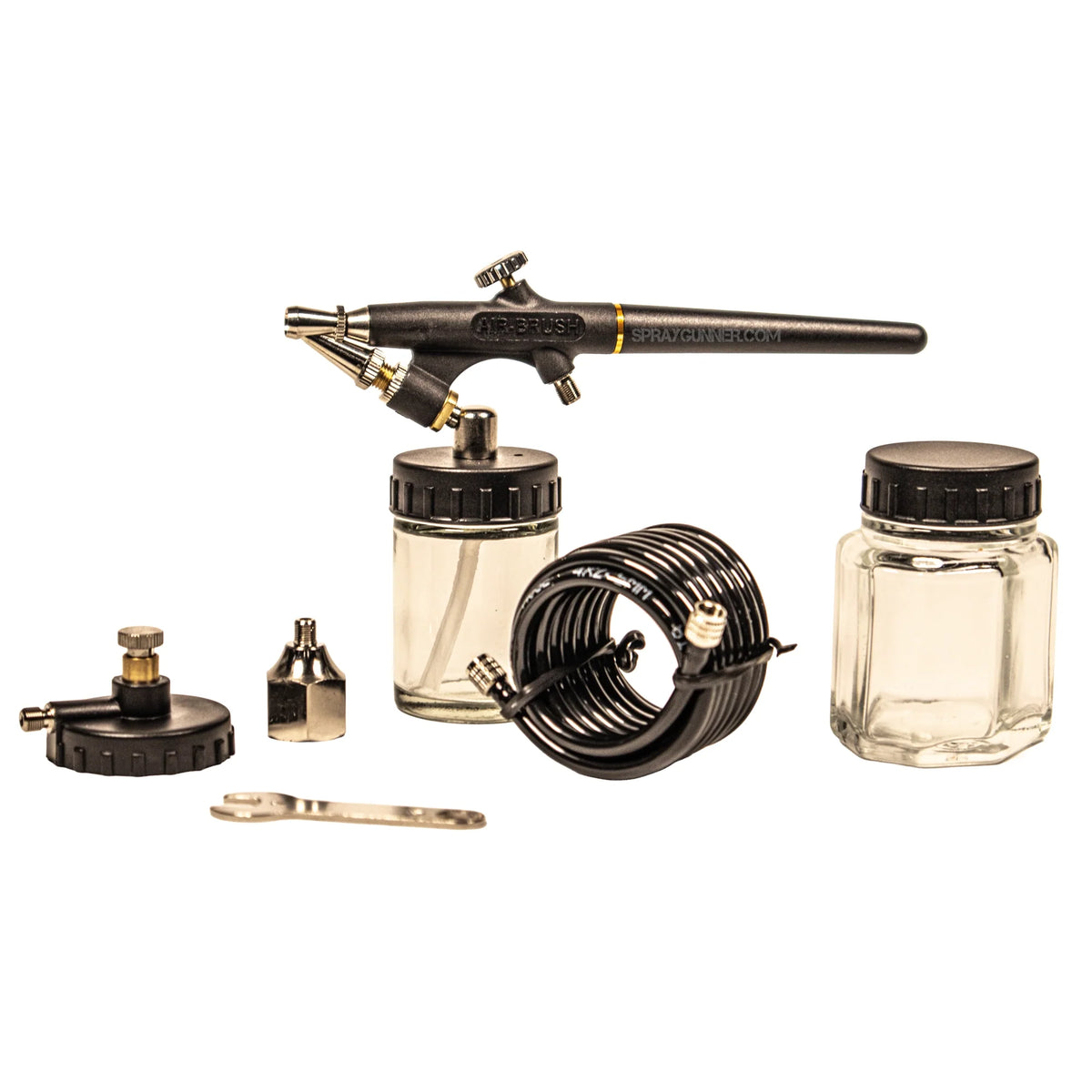Clean less while changing colors fast with an External Mix airbrush Kit