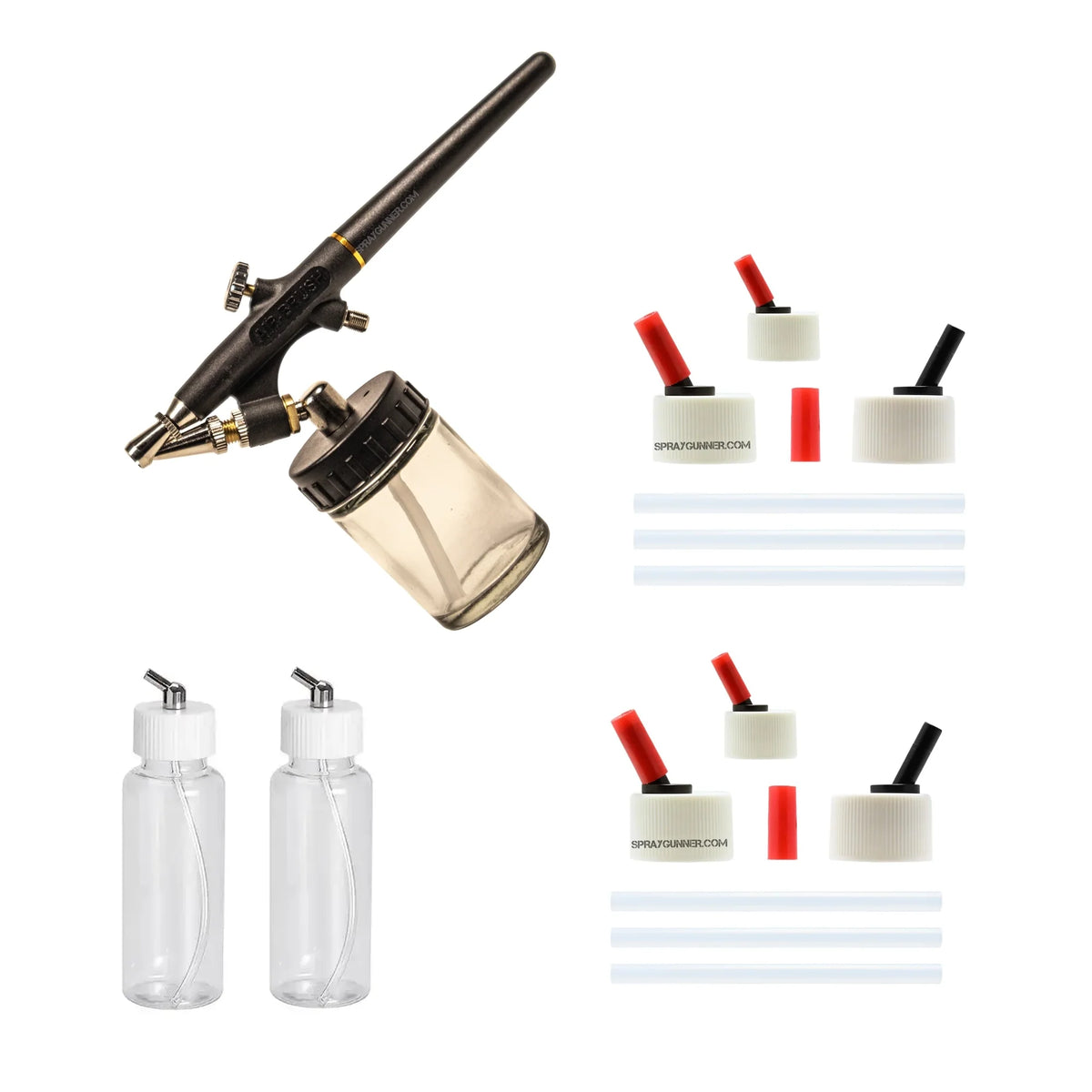 Clean less while changing colors fast with an External Mix airbrush Kit