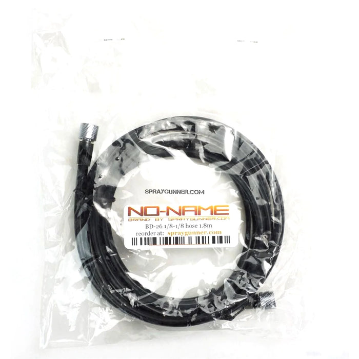 1/8" - 1/8" Black Polyurethane Air Hose (1.8m) by NO-NAME Brand