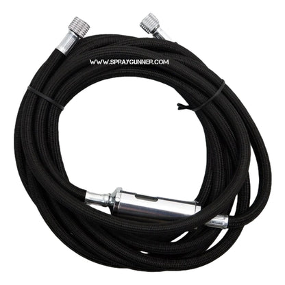 1/8" - 1/8" Braided Air Hose with Built-In Moisture Trap Filter (3m) by NO-NAME Brand