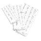 NO-NAME Brand Flames Stencil Set (3 sizes)