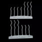 NO-NAME Brand Simple Waving American Flag Smart Stencil #1 (4 part set)