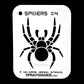 Spider #4 Stencil for airbrushing by NO-NAME Brand