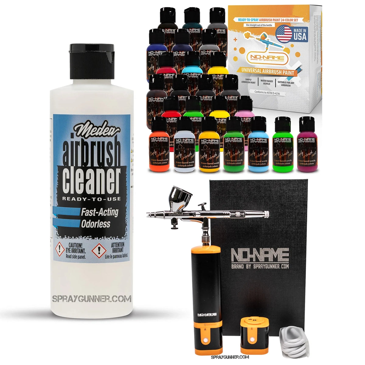 Cordless airbrush battery powered compressor with airbrush kit with Options