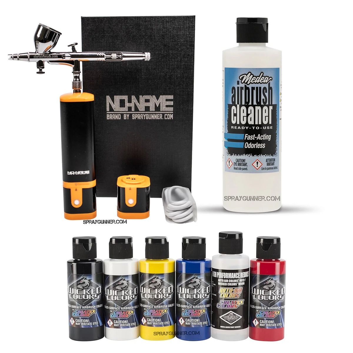 Cordless airbrush battery powered compressor with airbrush kit with Options