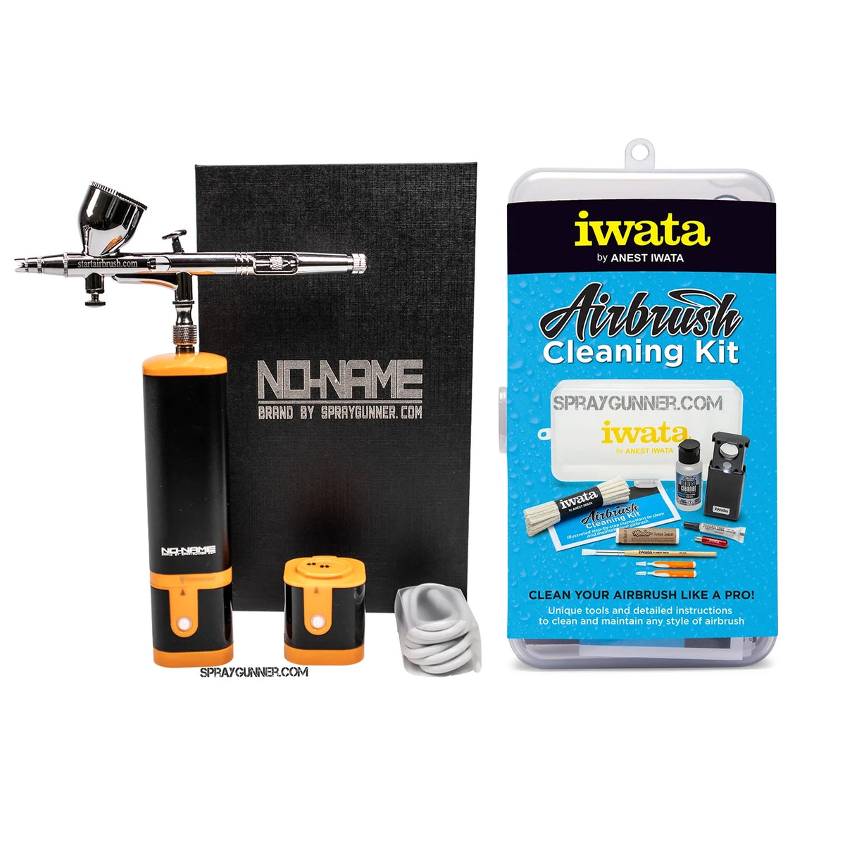 Cordless airbrush battery powered compressor with airbrush kit with Options