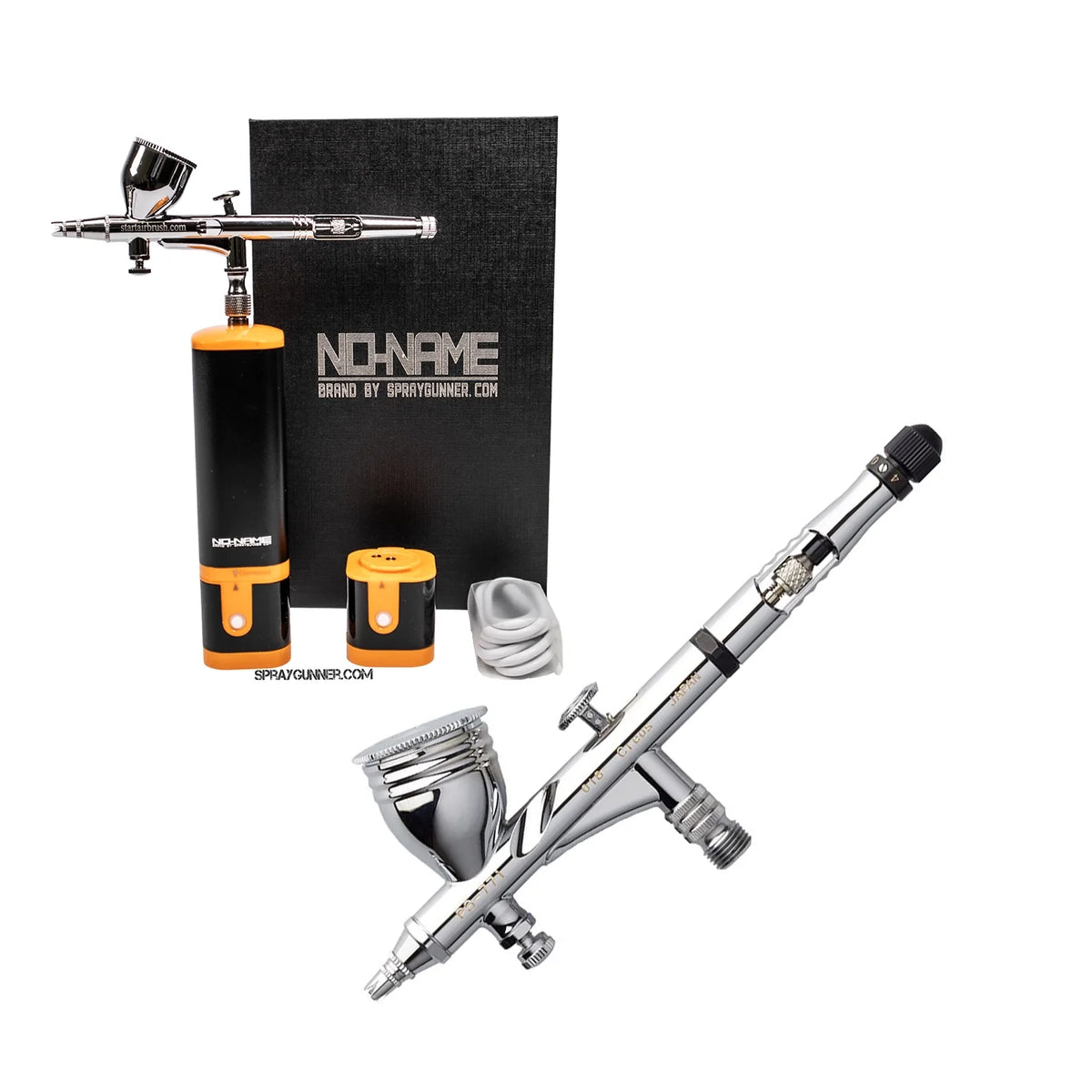 Cordless airbrush battery powered compressor with airbrush kit with Options
