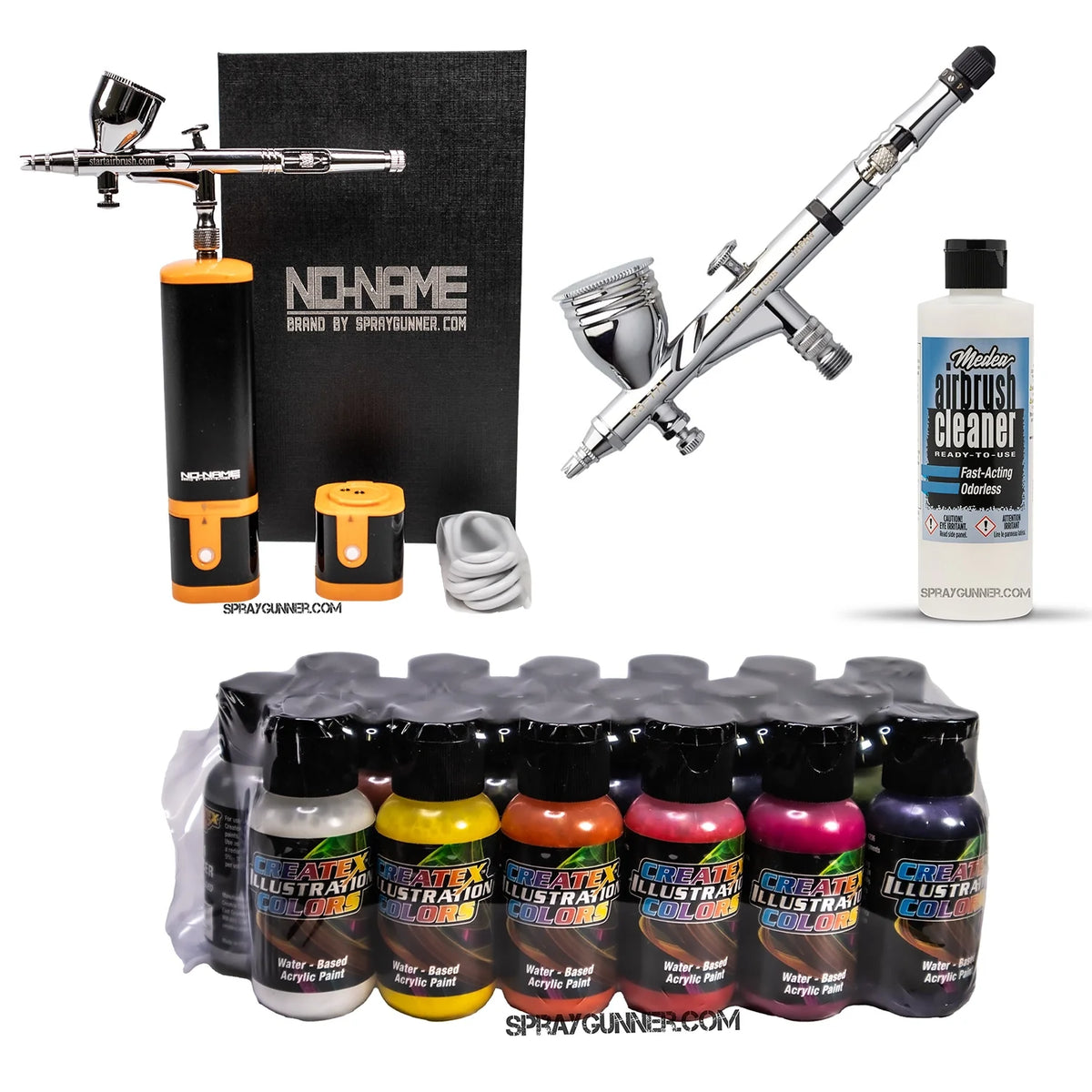 Cordless airbrush battery powered compressor with airbrush kit with Options