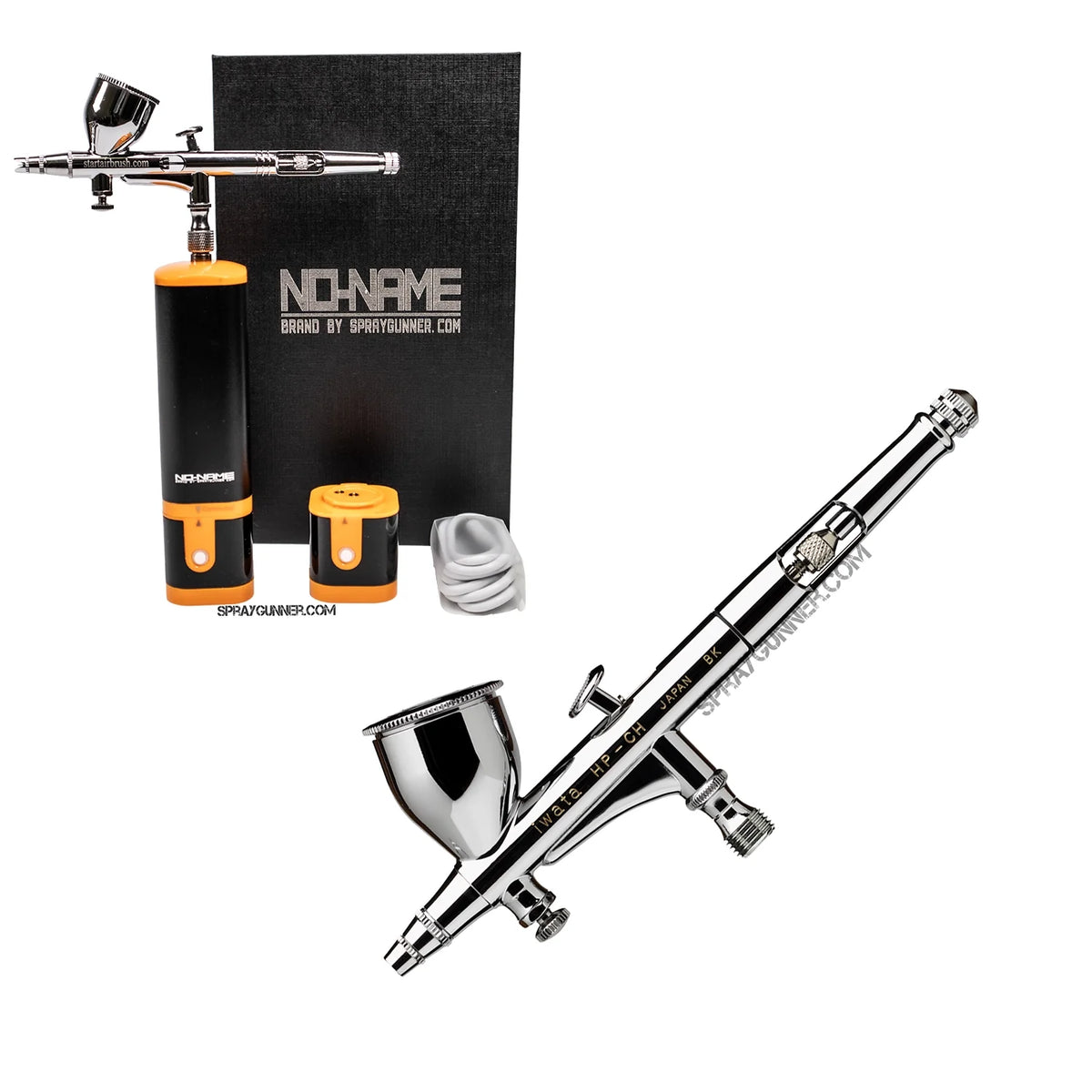 Cordless airbrush battery powered compressor with airbrush kit with Options