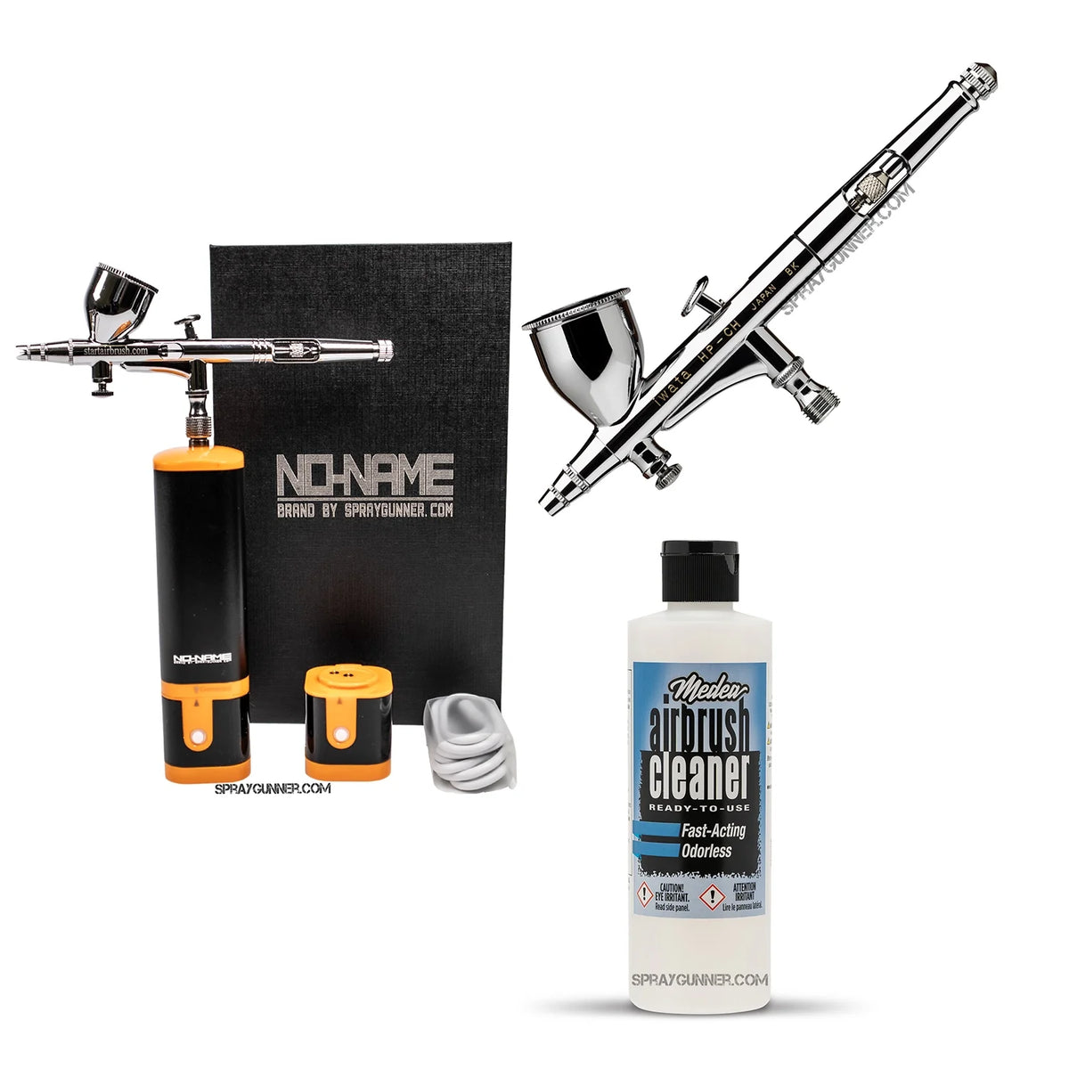 Cordless airbrush battery powered compressor with airbrush kit with Options