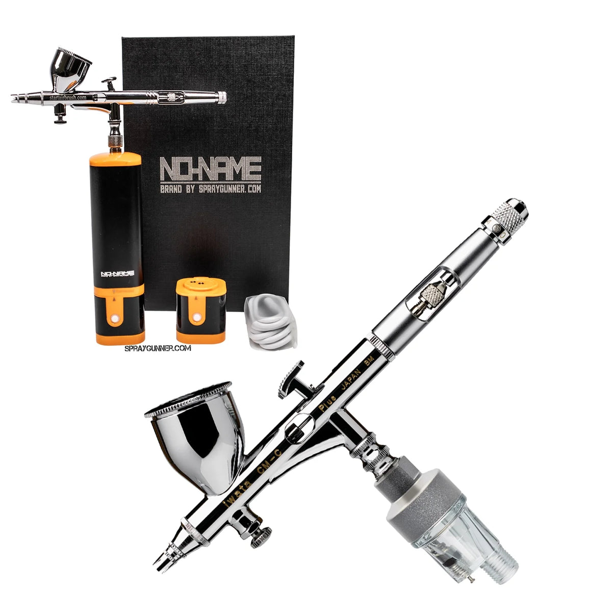 Cordless airbrush battery powered compressor with airbrush kit with Options